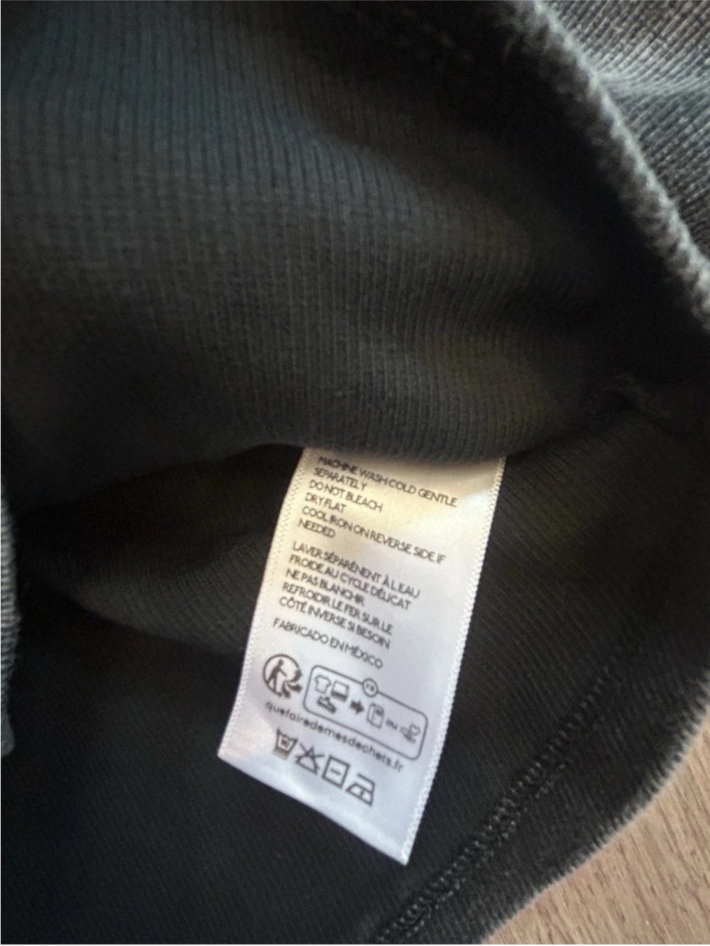 Free People Movement Long Sleeve Ribbed Crew Neck Top Size Medium - Picture 5 of 10